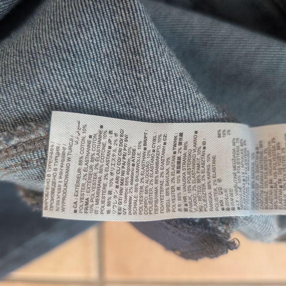 Maternity GAP Women's Indigo Straight Leg Jeans 12 Long - Picture 3 of 6